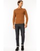 Μπλούζα πλεκτή Jack n Jones καφέ ΠΛΕΚΤΕΣ