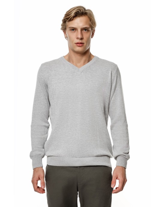 Μπλούζα πλεκτή Artisti Italiani γκρι ΠΛΕΚΤΕΣ