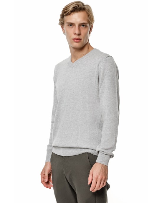 Μπλούζα πλεκτή Artisti Italiani γκρι ΠΛΕΚΤΕΣ