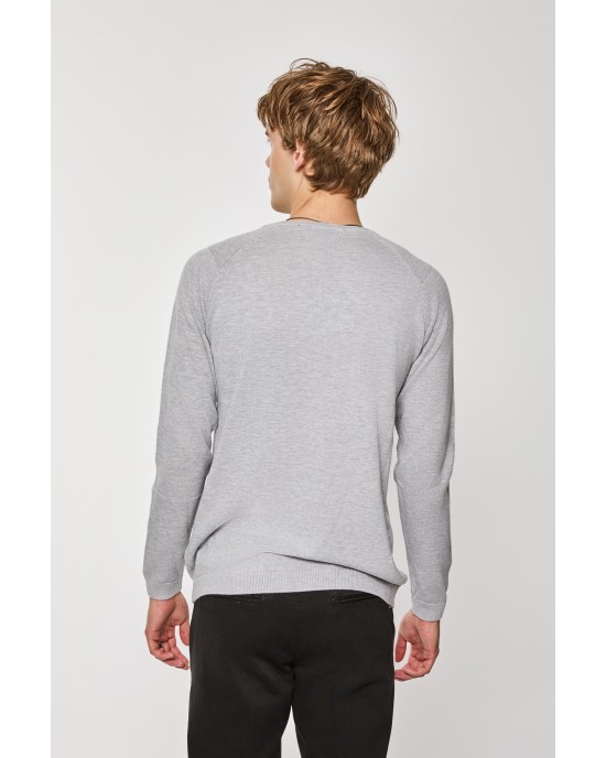 Μπλούζα πλεκτή Artisti Italiani γκρι ΠΛΕΚΤΕΣ