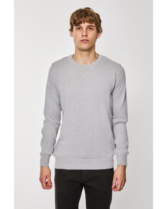 Μπλούζα πλεκτή Artisti Italiani γκρι ΠΛΕΚΤΕΣ