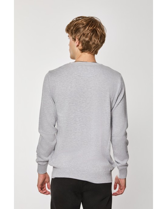 Μπλούζα πλεκτή Artisti Italiani γκρι ΠΛΕΚΤΕΣ