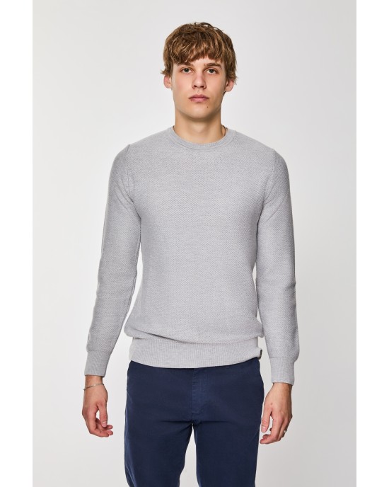 Μπλούζα πλεκτή Artisti Italiani γκρι ΠΛΕΚΤΕΣ