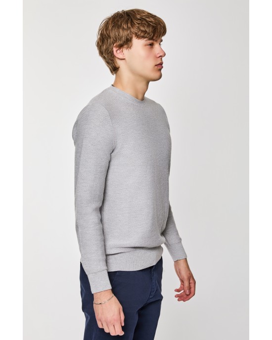 Μπλούζα πλεκτή Artisti Italiani γκρι ΠΛΕΚΤΕΣ