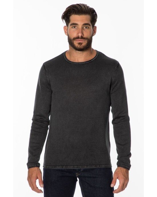 Μπλούζα Jack n Jones Γκρι Σκούρο ΠΛΕΚΤΕΣ