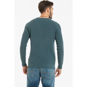 Μπλούζα πλεκτή Jack n Jones γαλάζια Μπλούζα πλεκτή Jack n Jones γαλάζια