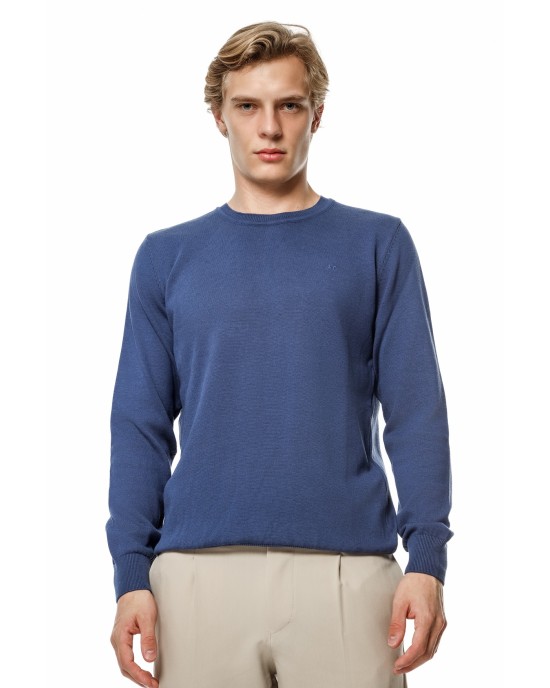 Μπλούζα πλεκτή  Artisti Italiani γαλάζιο ΠΛΕΚΤΕΣ