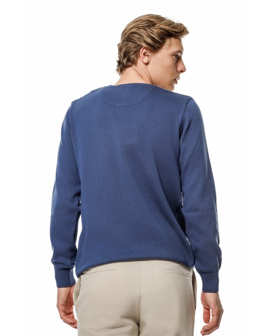 Μπλούζα πλεκτή  Artisti Italiani γαλάζιο ΠΛΕΚΤΕΣ