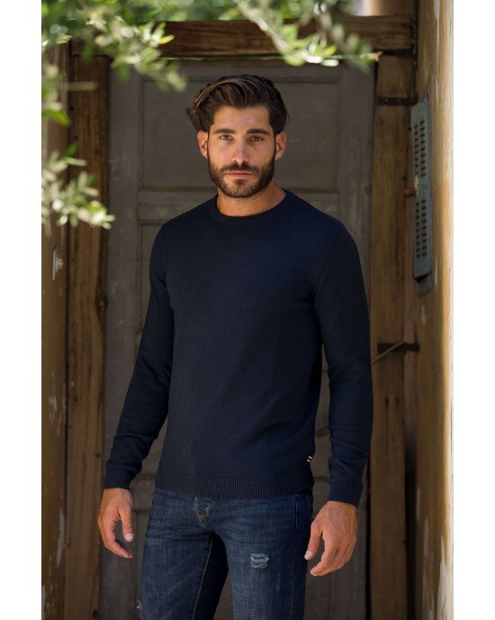 Μπλούζα Jack n Jones σε σκούρο μπλε χρώμα Μπλούζα Jack n Jones σε σκούρο μπλε χρώμα
