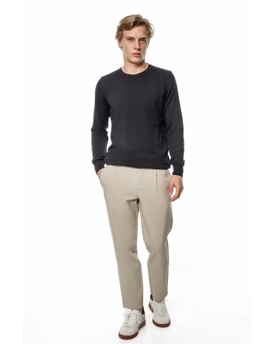 Μπλούζα πλεκτή  Artisti Italiani μπλε ΠΛΕΚΤΕΣ