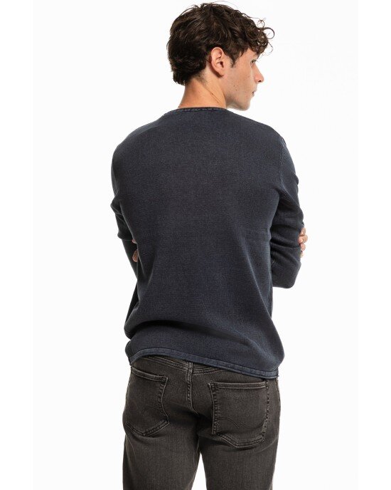 Μπλούζα Jack n Jones μπλε ΠΛΕΚΤΕΣ