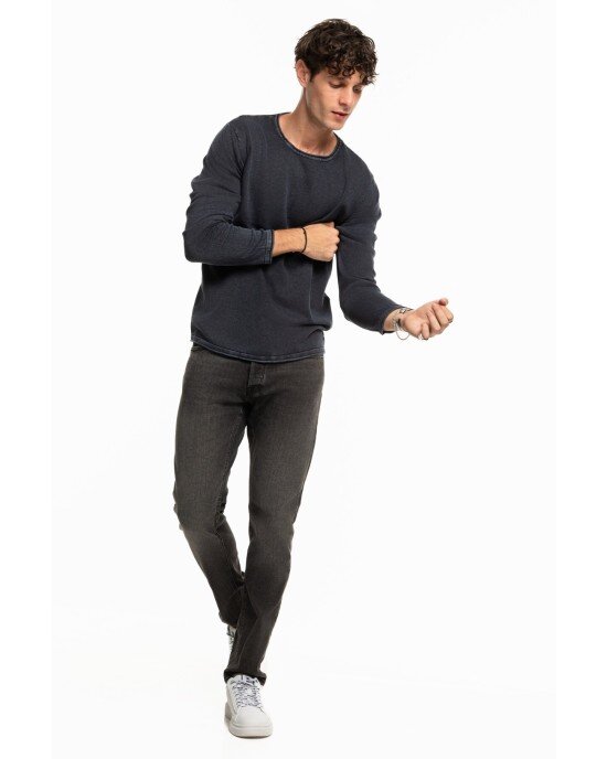 Μπλούζα Jack n Jones μπλε ΠΛΕΚΤΕΣ