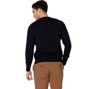 Μπλούζα πλεκτή Vittorio μπλε Μπλούζα πλεκτή Vittorio μπλε