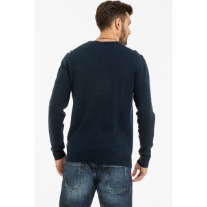 Μπλούζα πλεκτή Jack n Jones μπλε Μπλούζα πλεκτή Jack n Jones μπλε