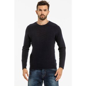 Μπλούζα πλεκτή Jack n Jones μπλε