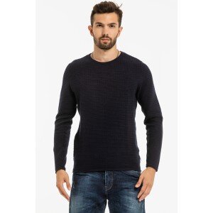 Μπλούζα πλεκτή Jack n Jones μπλε Μπλούζα πλεκτή Jack n Jones μπλε