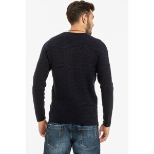 Μπλούζα πλεκτή Jack n Jones μπλε Μπλούζα πλεκτή Jack n Jones μπλε