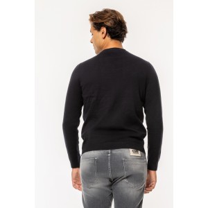 Μπλούζα πλεκτή Jack n Jones μπλε Μπλούζα πλεκτή Jack n Jones μπλε