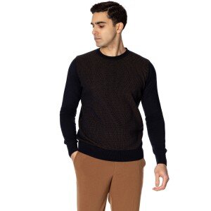 Μπλούζα πλεκτή Vittorio μπλε Μπλούζα πλεκτή Vittorio μπλε