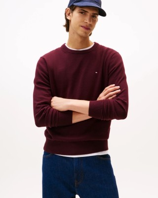 Μπλούζα πλεκτή Tommy Hilfiger μπορντό