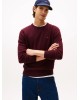 Μπλούζα πλεκτή Tommy Hilfiger μπόρντο ΠΛΕΚΤΕΣ