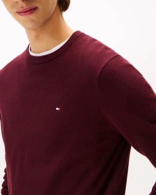 Μπλούζα πλεκτή Tommy Hilfiger μπορντό