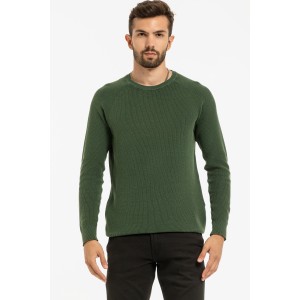 Μπλούζα πλεκτή Jack n Jones πράσινη Μπλούζα πλεκτή Jack n Jones πράσινη