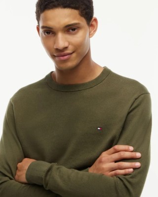 Μπλούζα πλεκτή Tommy Hilfiger χακί