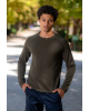 Μπλούζα πλεκτή Jack n Jones χακί ΠΛΕΚΤΕΣ