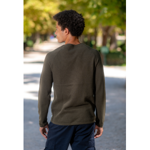 Μπλούζα πλεκτή Jack n Jones χακί