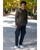 Μπλούζα πλεκτή Jack n Jones χακί ΠΛΕΚΤΕΣ