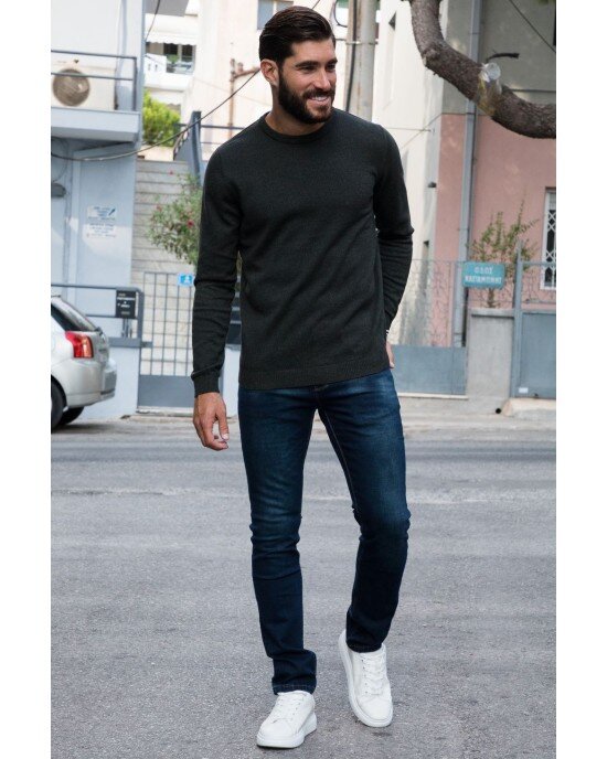 Μπλούζα Jack n Jones σε χακί Μπλούζα Jack n Jones σε χακί