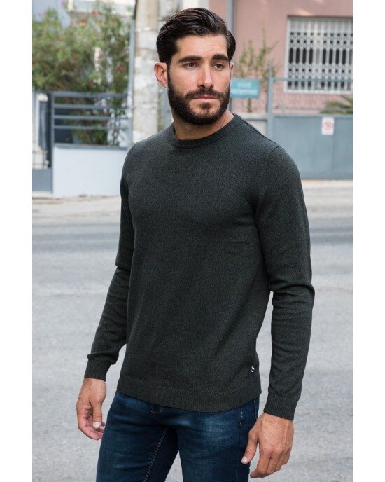 Μπλούζα Jack n Jones σε χακί Μπλούζα Jack n Jones σε χακί