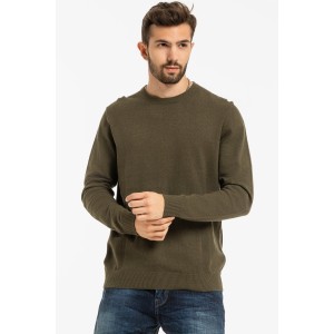 Μπλούζα πλεκτή Jack n Jones χακί