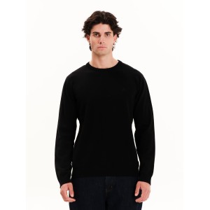 Μπλούζα πλεκτή Emerson μαύρη