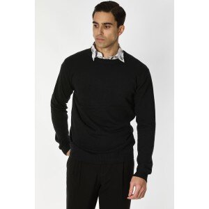 Μπλούζα πλεκτή Marcus μαύρη