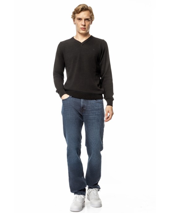 Μπλούζα πλεκτή Artisti Italiani μαύρη ΠΛΕΚΤΕΣ