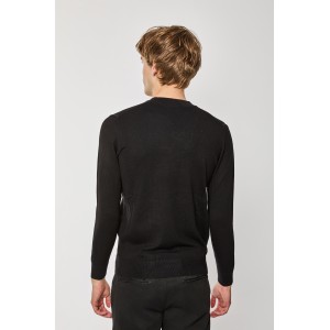 Μπλούζα πλεκτή Over/D μαύρη