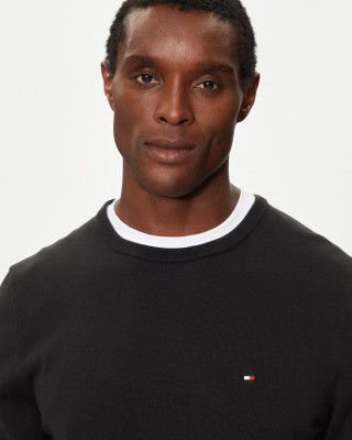 Μπλούζα πλεκτή Tommy Hilfiger μαύρο