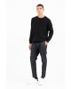 Μπλούζα πλεκτή Vittorio μαύρη ΠΛΕΚΤΕΣ