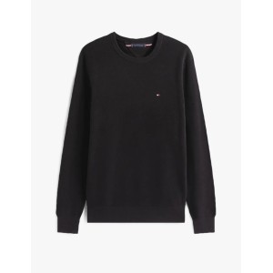 Μπλούζα πλεκτή Tommy Hilfiger μαύρη