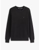 Μπλούζα πλεκτή Tommy Hilfiger μαύρη ΠΛΕΚΤΕΣ