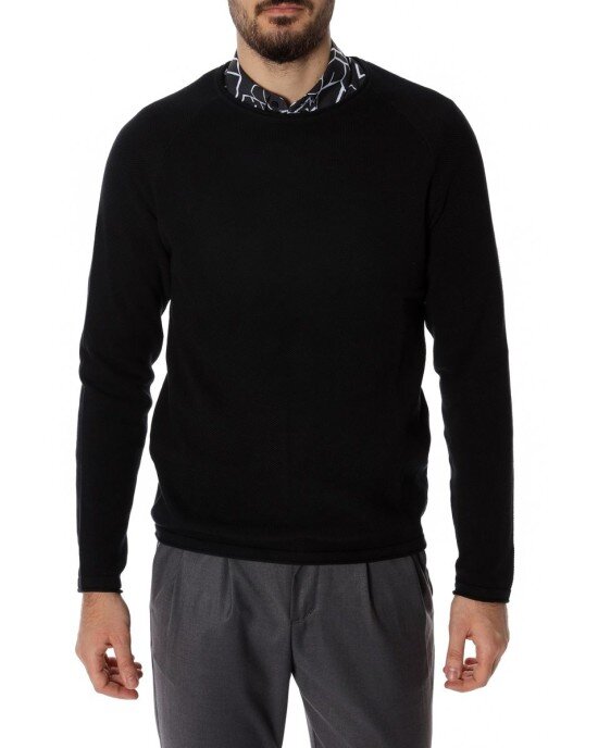 Μπλούζα Jack n Jones μαύρη Μπλούζα Jack n Jones μαύρη