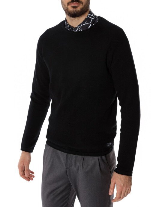 Μπλούζα Jack n Jones μαύρη Μπλούζα Jack n Jones μαύρη