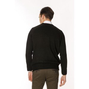 Μπλούζα πλεκτή Vittorio μαύρη Μπλούζα πλεκτή Vittorio μαύρη