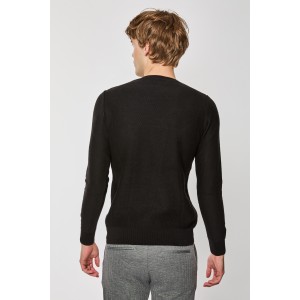 Μπλούζα πλεκτή Artisti Italiani μαύρη