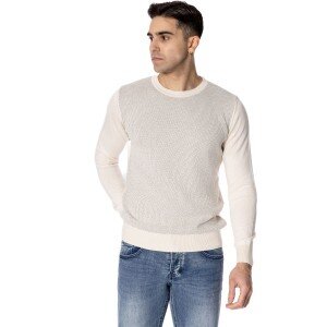 Μπλούζα πλεκτή Vittorio εκρού Μπλούζα πλεκτή Vittorio εκρού