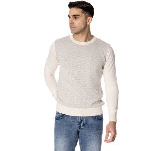 Μπλούζα πλεκτή Vittorio εκρού Μπλούζα πλεκτή Vittorio εκρού