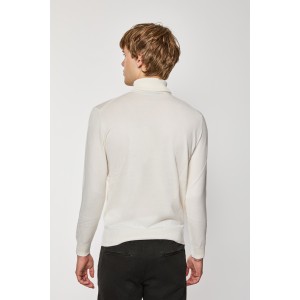 Μπλούζα πλεκτή Over/D άσπρη