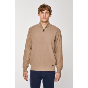 Μπλούζα πλεκτή Lexton μπεζ